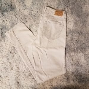 SOLD Hollister Light Gray High Waisted Mom Jeans